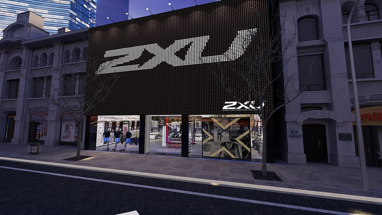 2XU概念店（图ZMTE4MDc3ODIw） - 展陈设计 - 站酷设计师kiddkong1986原创素材 - 站酷ZCOOL