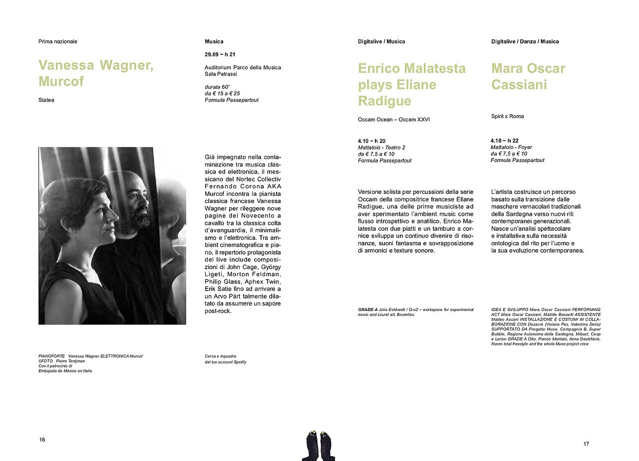 罗马的romaeuropa艺术节 形象设计 宣传册及导览册排版