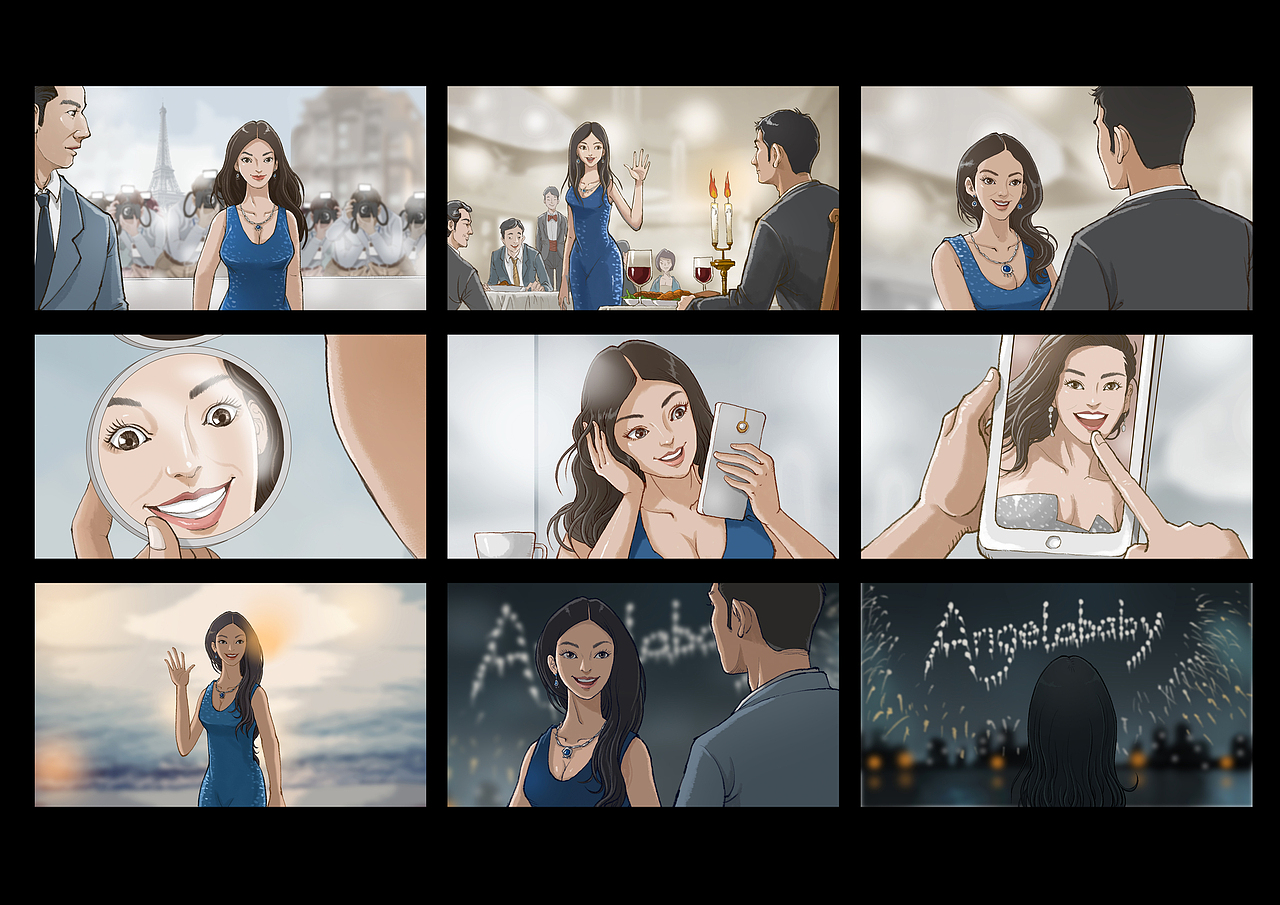 一些广告片TVC（图ZNjc4MTg5NjA=） - 商业插画 - 站酷设计师刘明de画画本子原创素材 - 站酷ZCOOL
