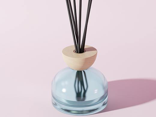 香薰瓶子再渲染