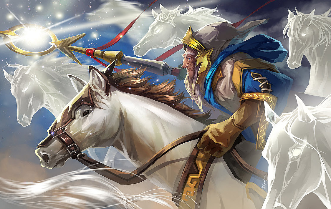 DOTA2英雄壁纸游戏原画插画背景展示