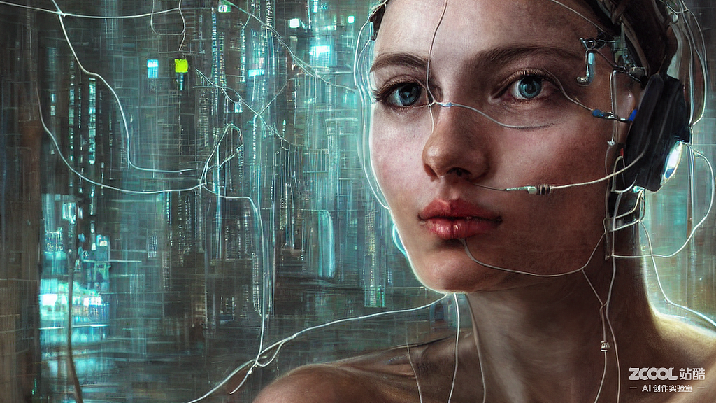 #AI创作实验室#电子生化人