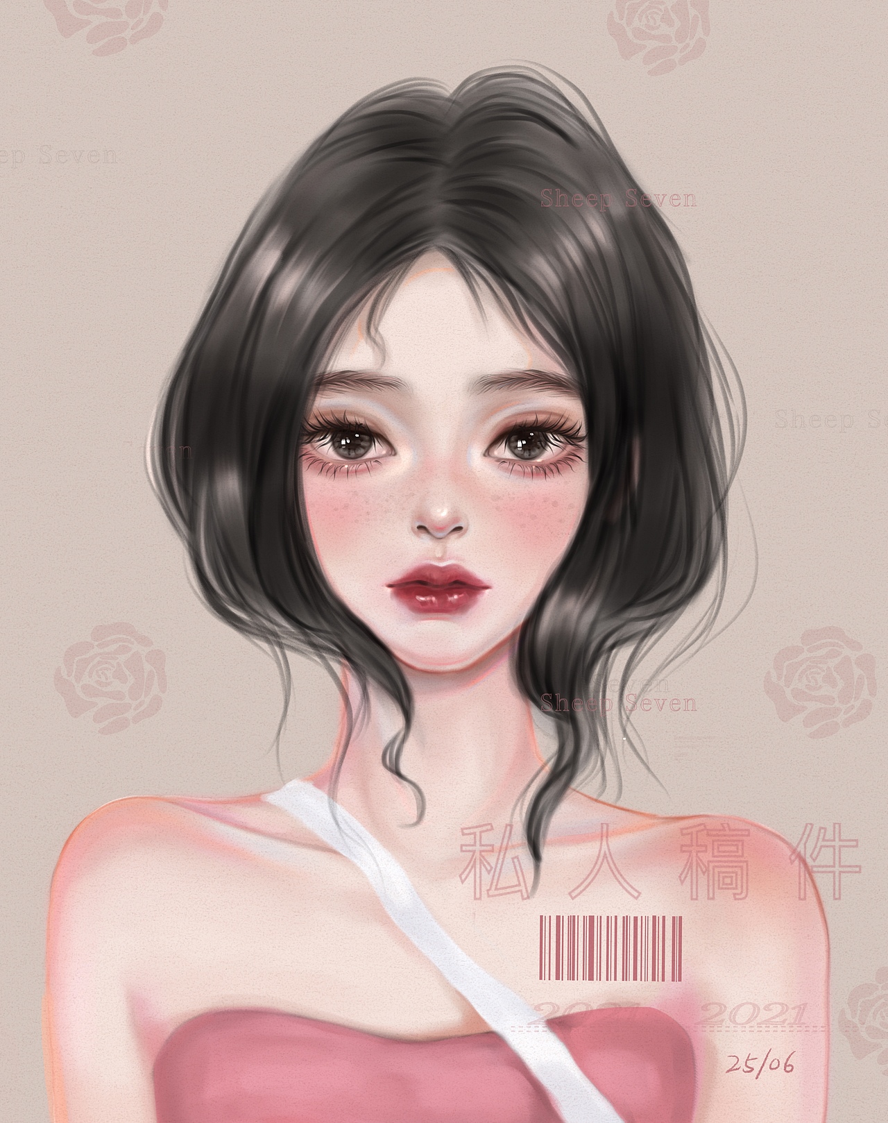 头像练习（图ZMjYwMTMxMTU2） - 创作习作 - 站酷设计师芒果块Gogo原创素材 - 站酷ZCOOL