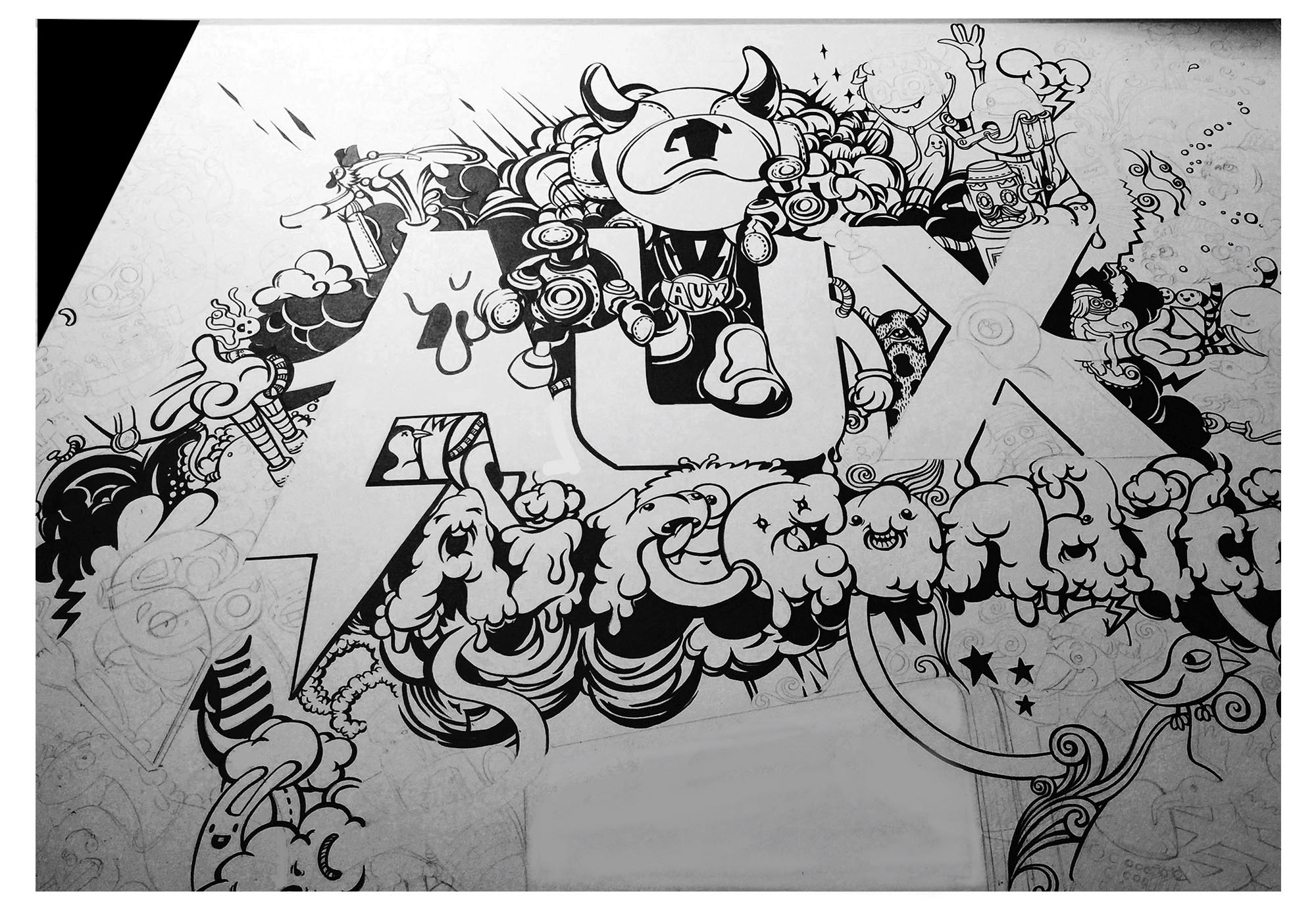 AUX 新品发布会主视觉