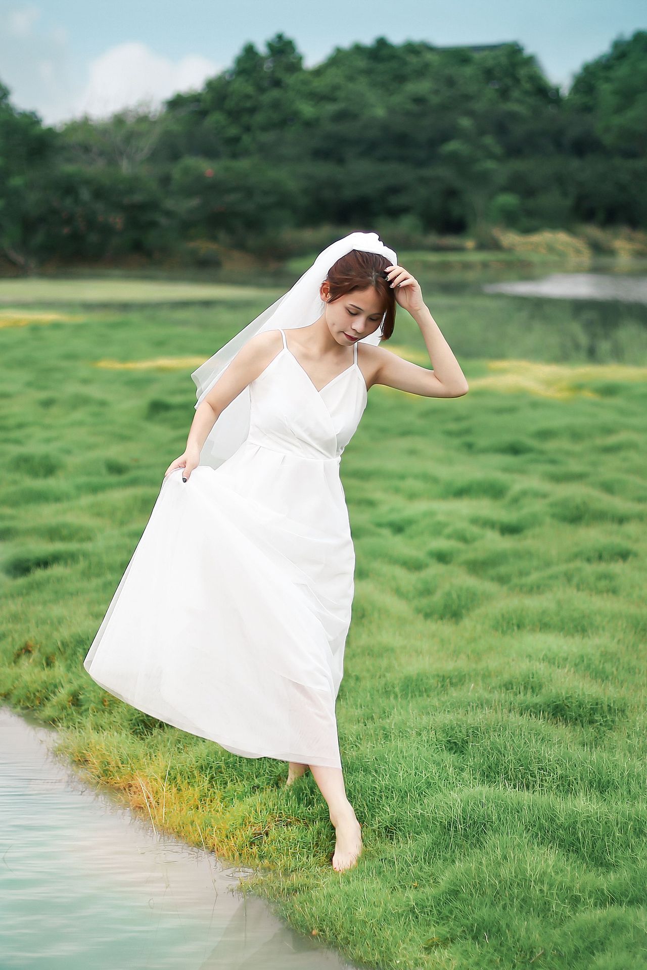 第一套个人轻婚纱写真