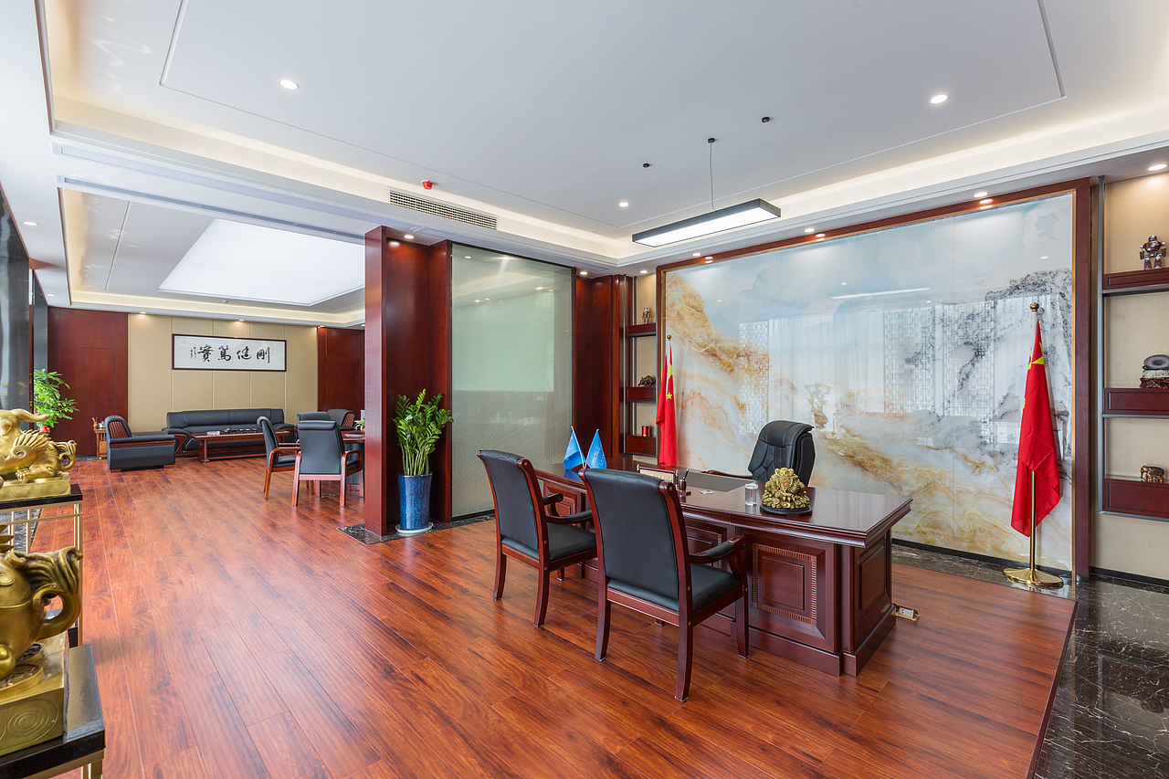 一组个人办公室的拍摄