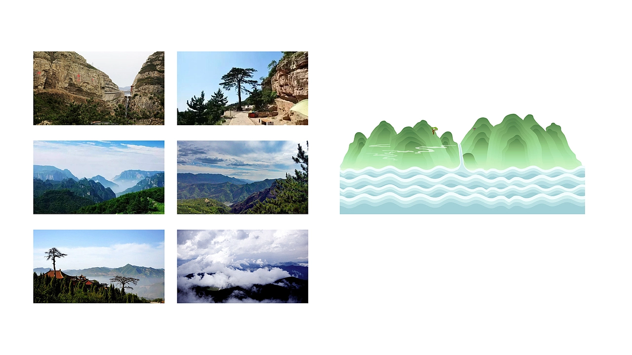 朴云思泉 水包装设计