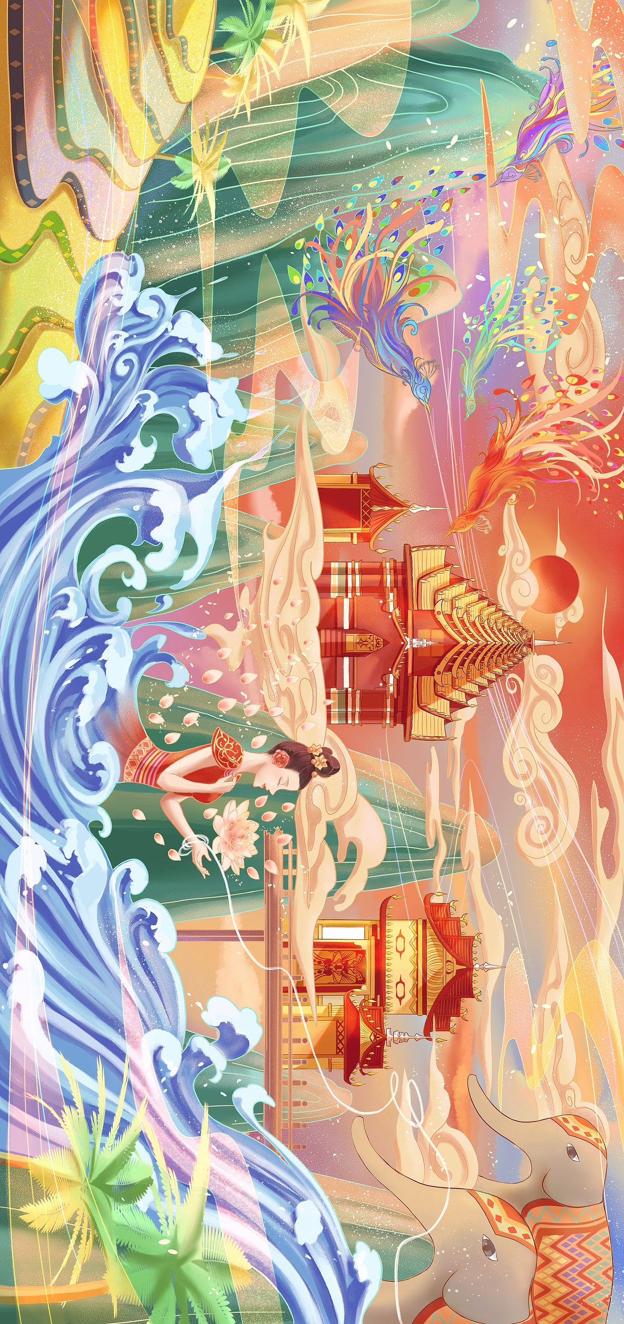 西双版纳插画与产品设计（图ZMjM3MjMxMjY0） - 包装 - 站酷设计师YoviArdo原创素材 - 站酷ZCOOL