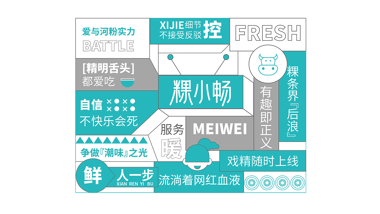 潮汕粿条餐饮品牌设计——粿小畅（图ZMjU1NDk2MjQ4） - 品牌 - 站酷设计师辣条in原创素材 - 站酷ZCOOL