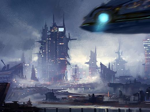 科幻城市（个人主页-ZNDA4MDYyNDA=） - 概念设定 - 站酷设计师王寅wangyin原创素材 - 站酷ZCOOL