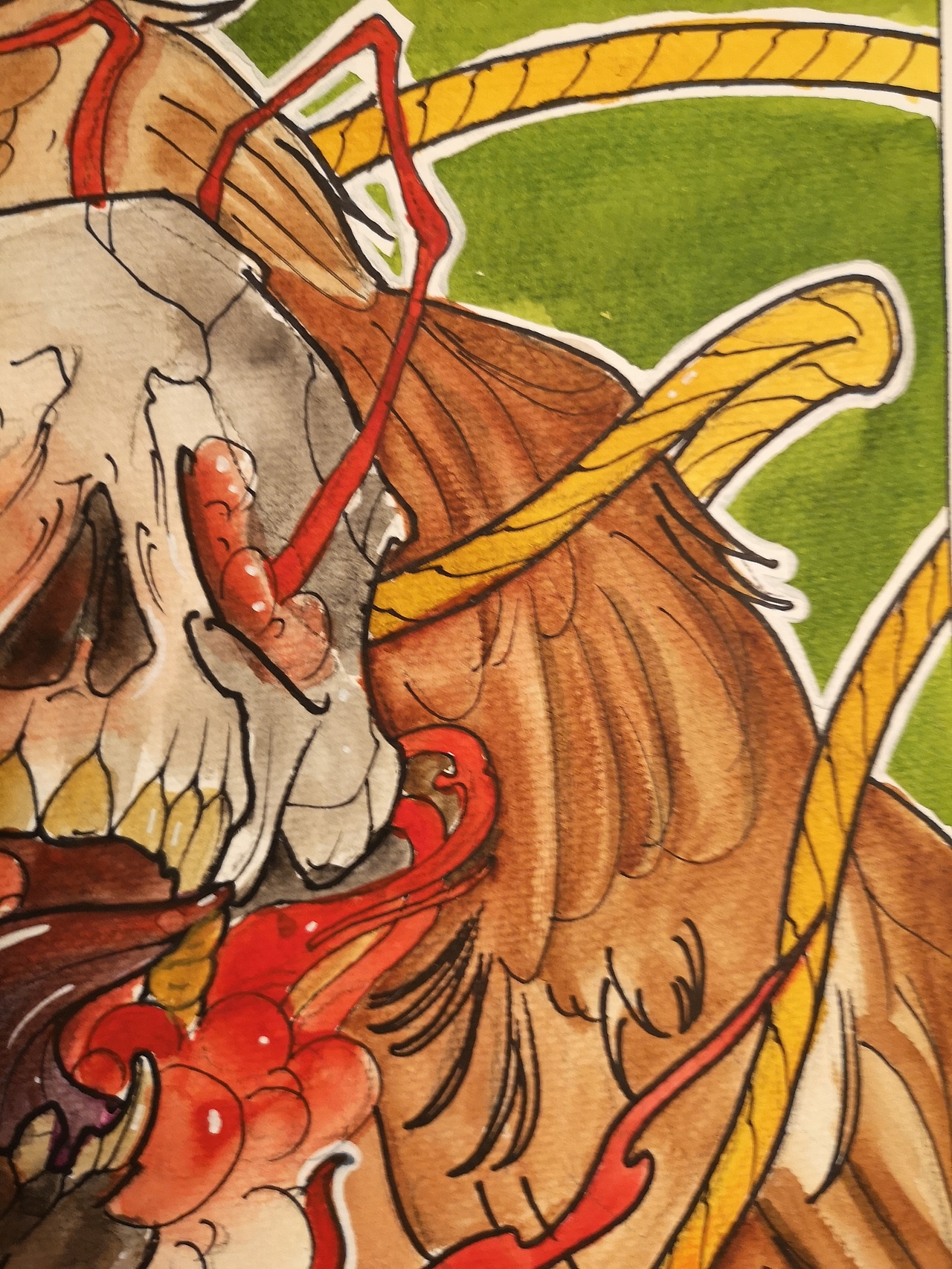 生命和死亡（圖ZMTQxOTU2Mzgw） - 繪畫 - 站酷設(shè)計師函工夏木原創(chuàng)素材 - 站酷ZCOOL