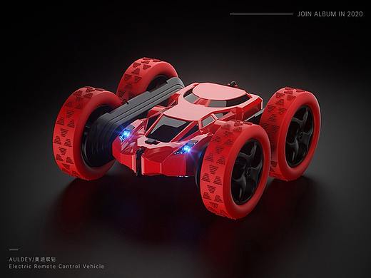 亚马逊 C4D 建模 儿童玩具 电动遥控 汽车 RS 渲染