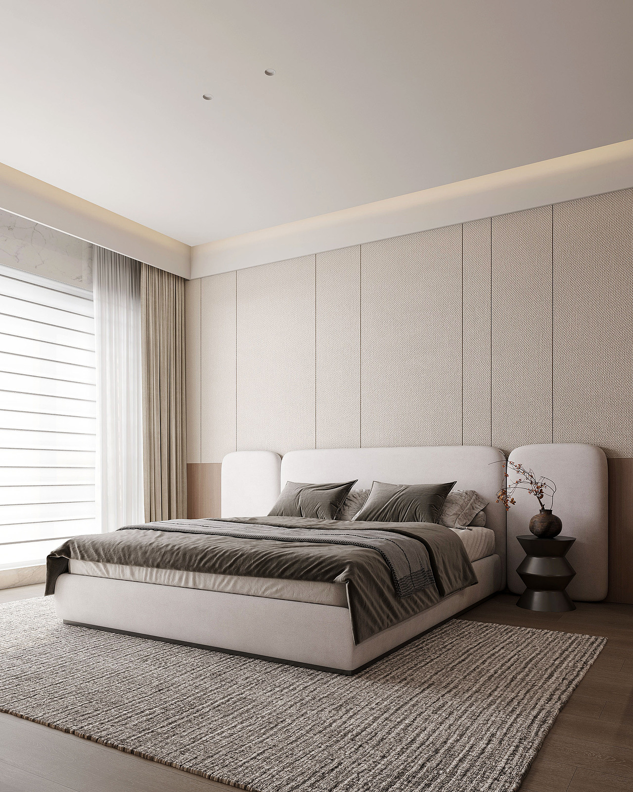 来一套大空间卧室