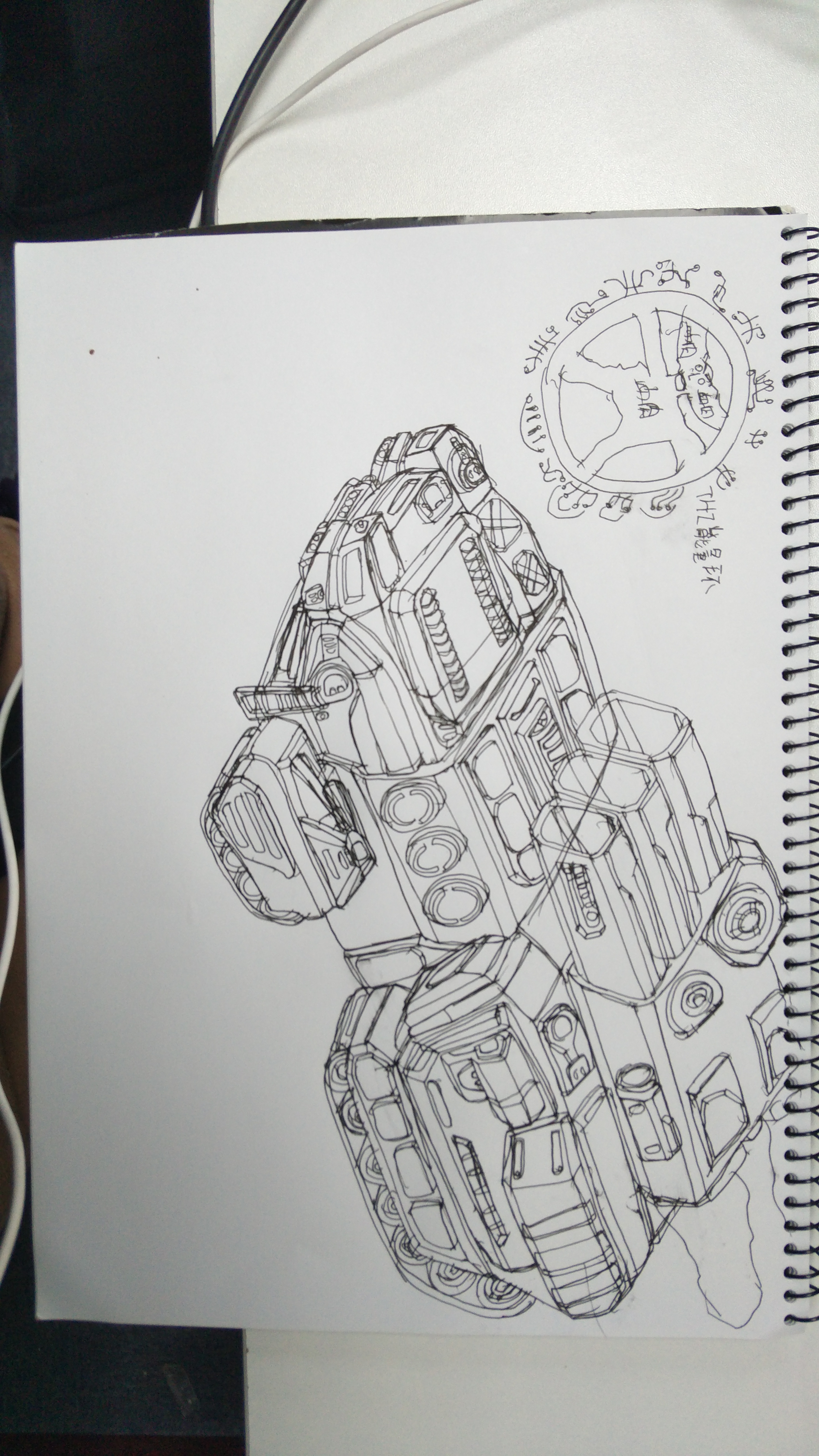 等离子风暴浆发射器坦克|插画|概念设定|里克杰克森 - 原创作品