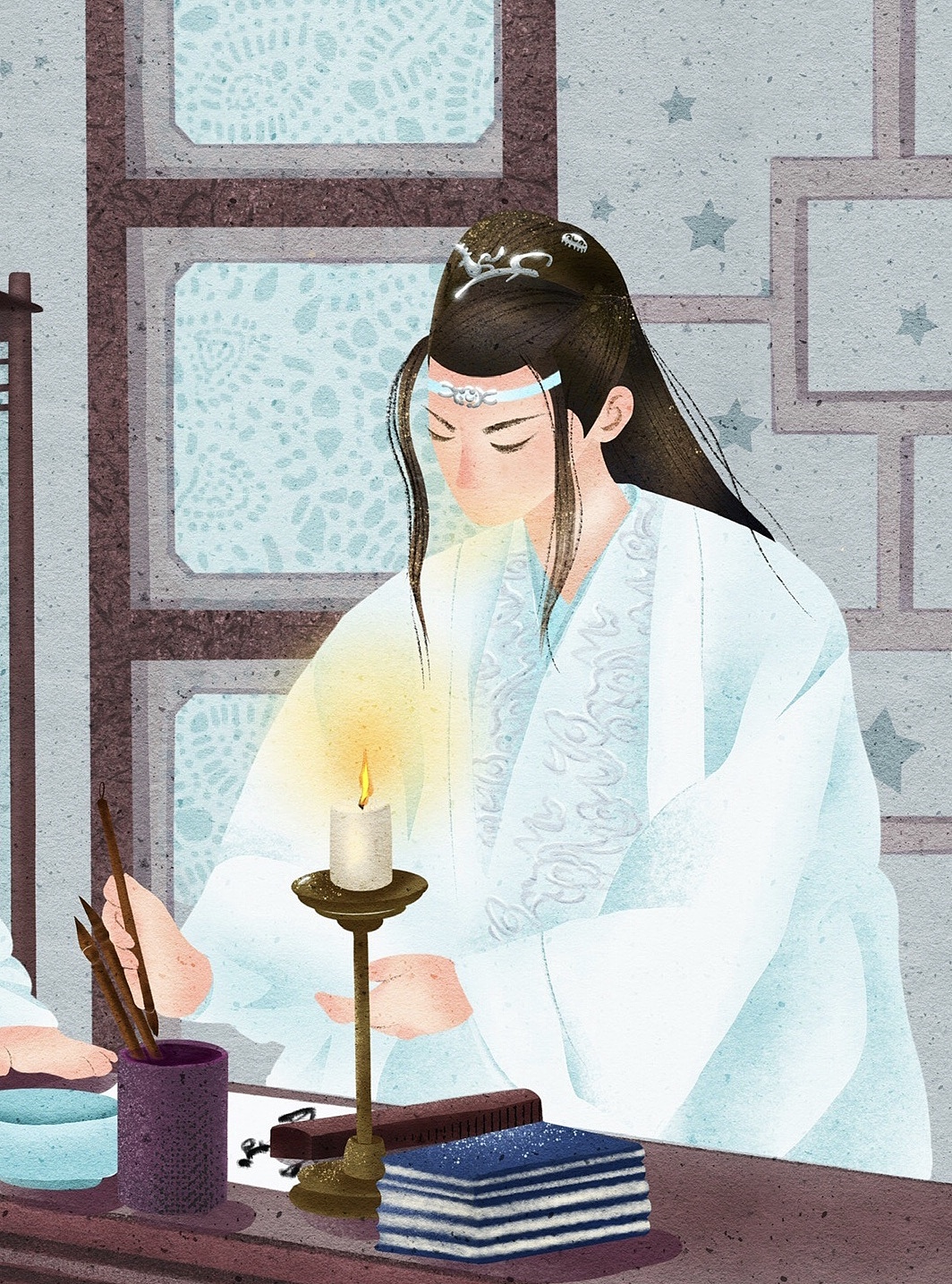 《陈情令》（图ZMTg2MDUwMDg4） - 创作习作 - 站酷设计师宋妍插画原创素材 - 站酷ZCOOL