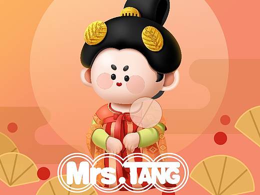 中国传统服饰文化——唐女仕ip盲盒设计