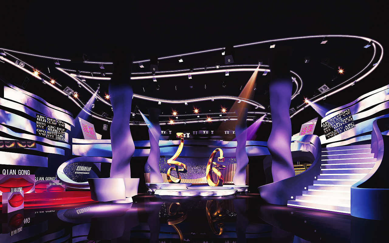 乾宫国际|空间|商业空间设计|永墨设计_原创作品-站酷(zcool)