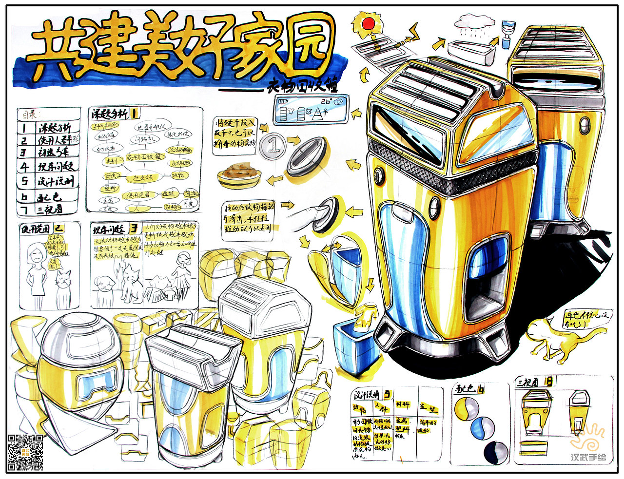 2017工业设计产品手绘考研快题优秀模版（图ZMTAwMjcxNzY0） - 电子产品 - 站酷设计师中国考研手绘同盟原创素材 - 站酷ZCOOL