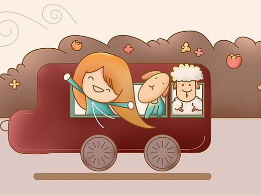 兜风（个人主页-ZMzkwMDUyODA=） - 商业插画 - 站酷设计师玖猫设计原创素材 - 站酷ZCOOL