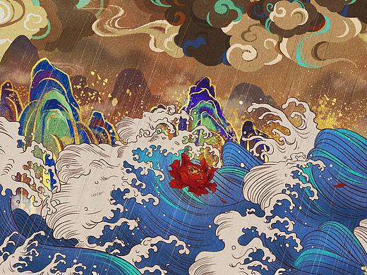 毕业设计/谷雨主题插画设计