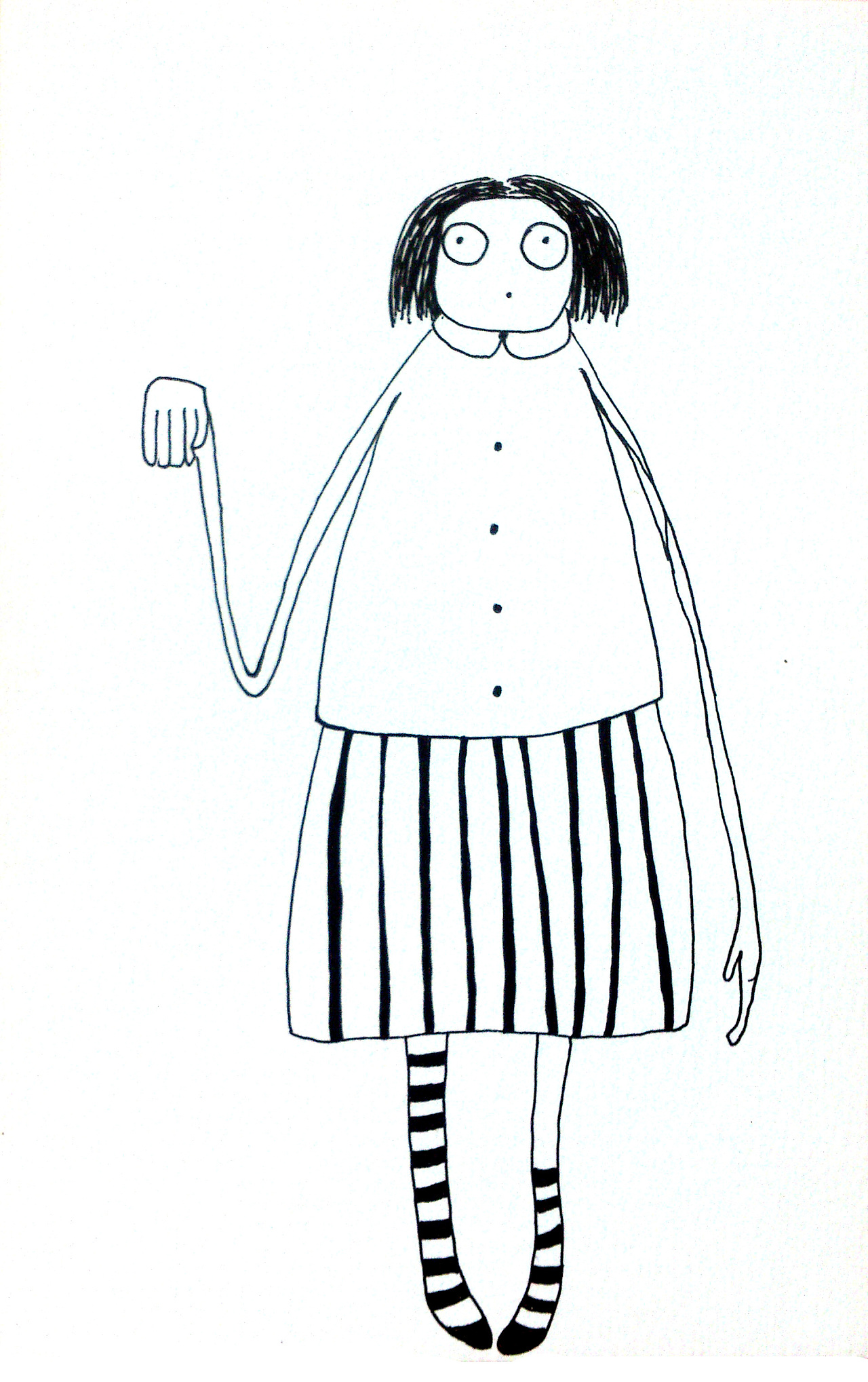 兔子姑娘|插画|插画习作|想穿高跟鞋的兔子 - 原