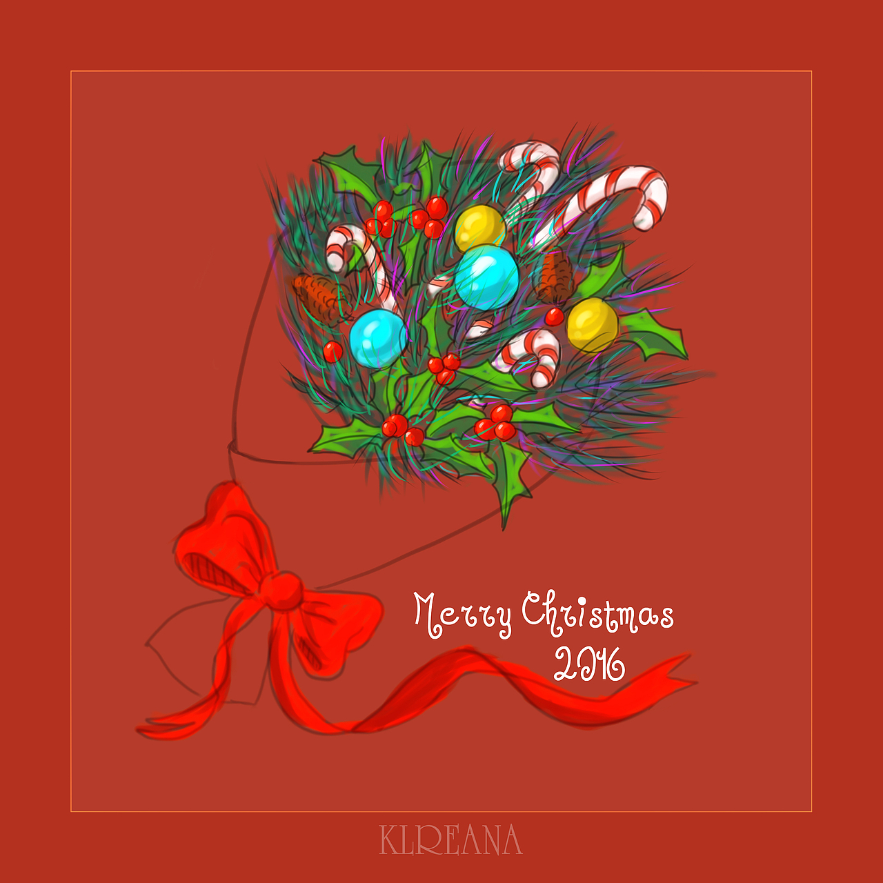 送你一束圣诞花（图ZNjY2MjgzNTY=） - 创作习作 - 站酷设计师可琳娜Klreana原创素材 - 站酷ZCOOL