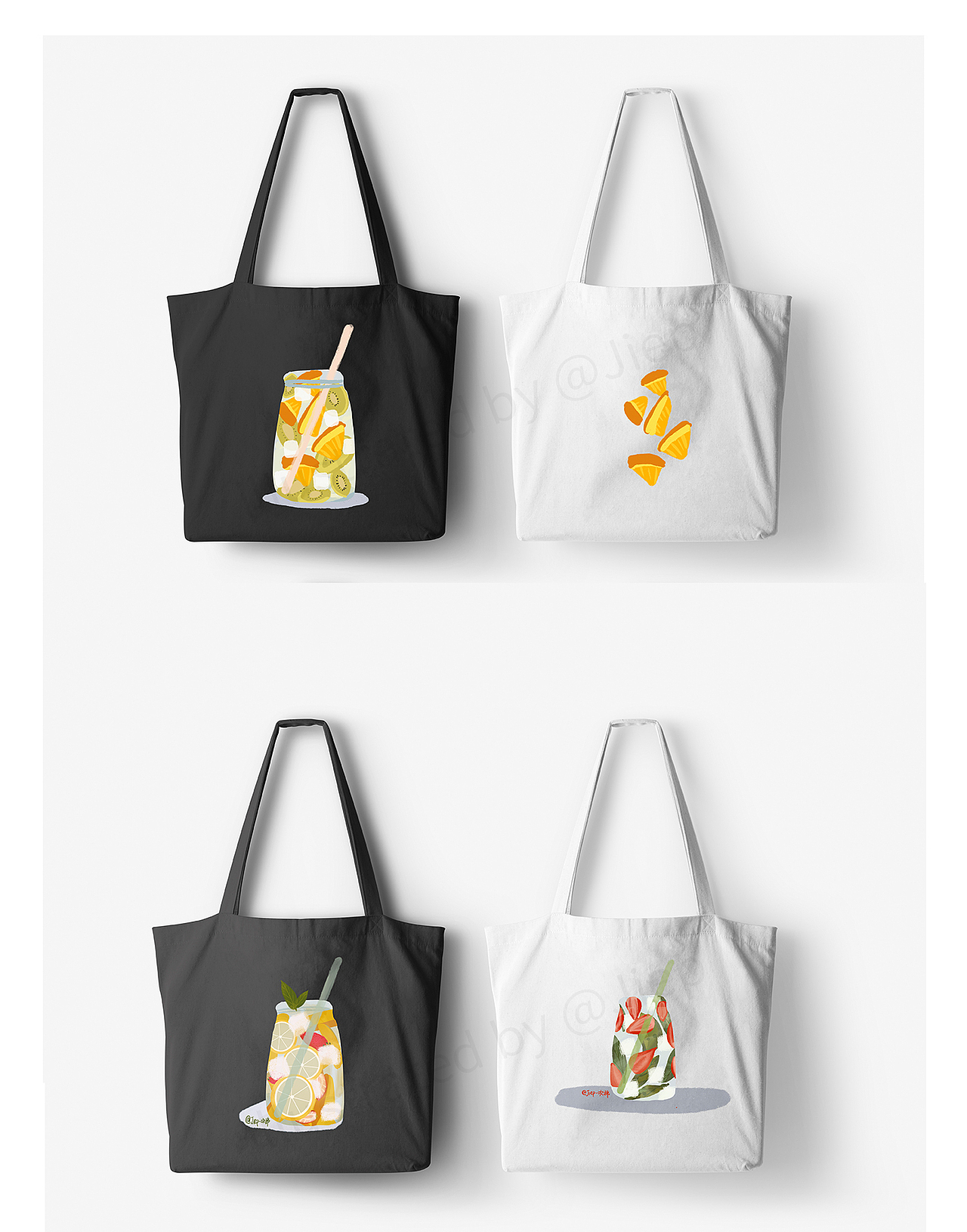 2020上半年-夏日水果茶饮品插画作品（图ZMjE0OTk3NDk2） - 创作习作 - 站酷设计师jp无糖小花原创素材 - 站酷ZCOOL