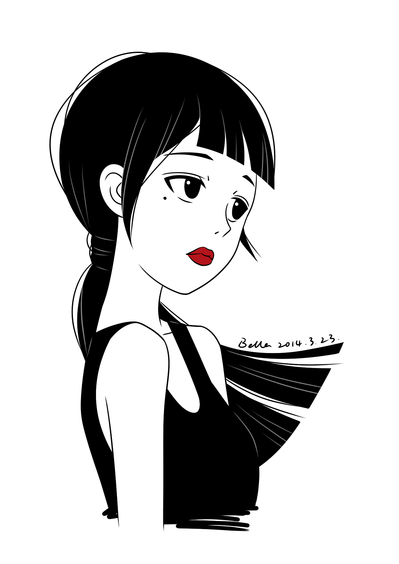 我的女孩儿——Sandala（图ZMzQwNTc1NzI=） - 创作习作 - 站酷设计师叶贝拉原创素材 - 站酷ZCOOL