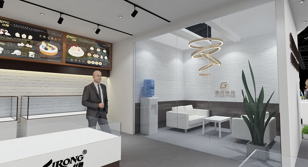 给老赖做的展台，虽然我也知道做的不咋好（图ZMTg4MjE0MzIw） - 展陈设计 - 站酷设计师吾爱海苔原创素材 - 站酷ZCOOL