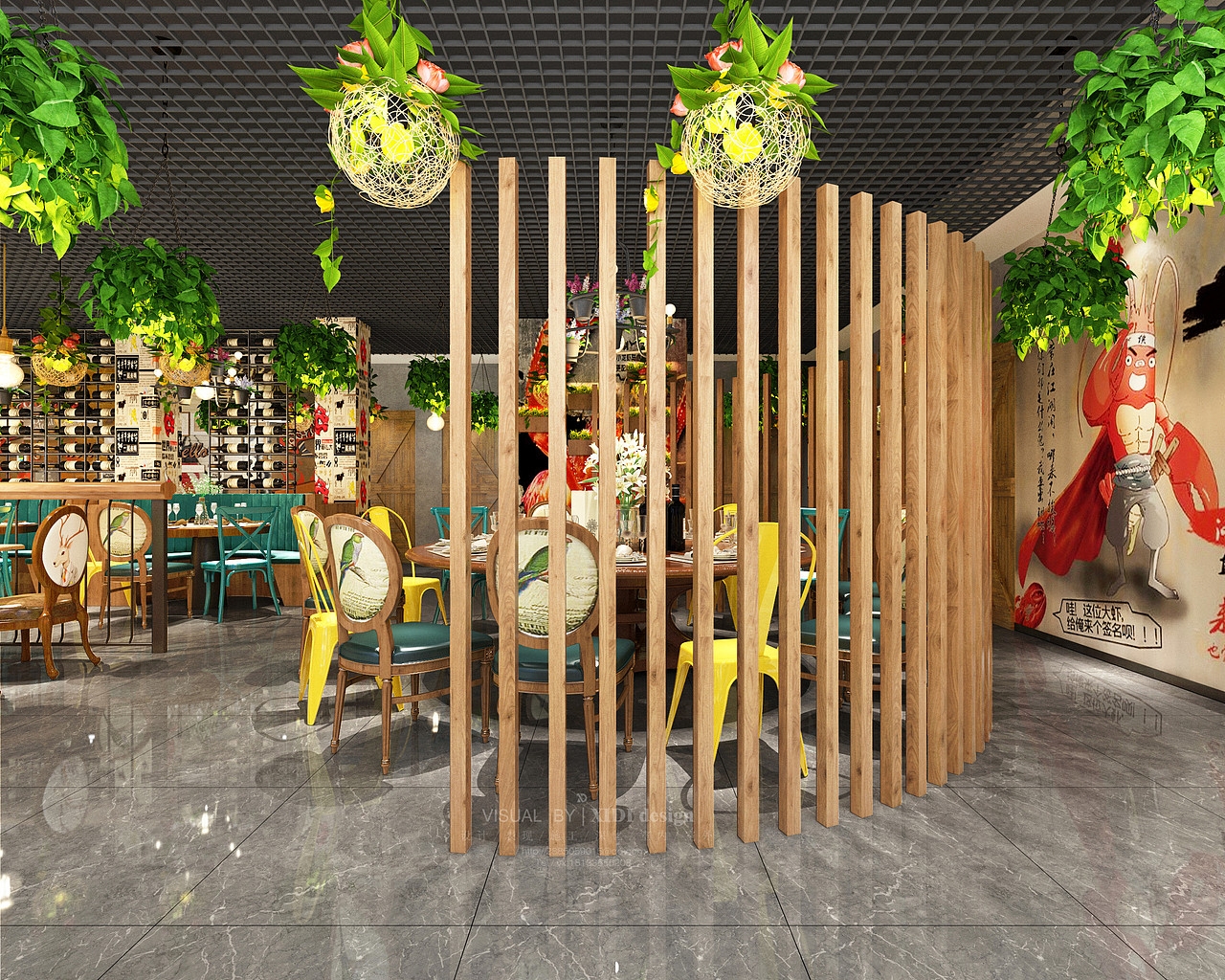 海鲜自助烧烤自然浪漫主题餐厅