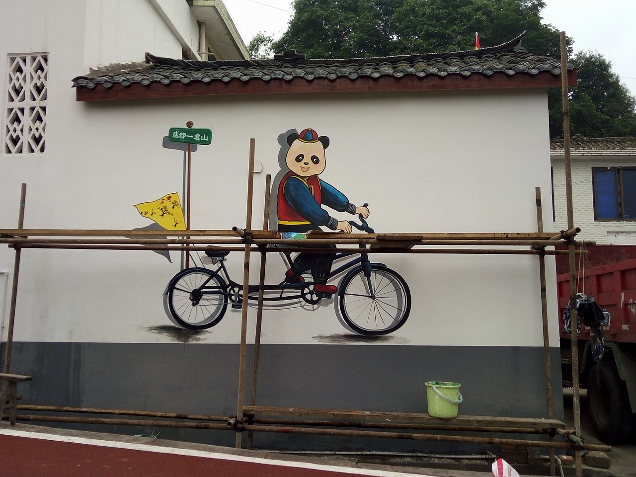 新农村墙绘,乡村文化墙,社区墙绘,社区文化墙