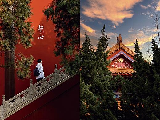 寺庙祈福氛围感拍摄