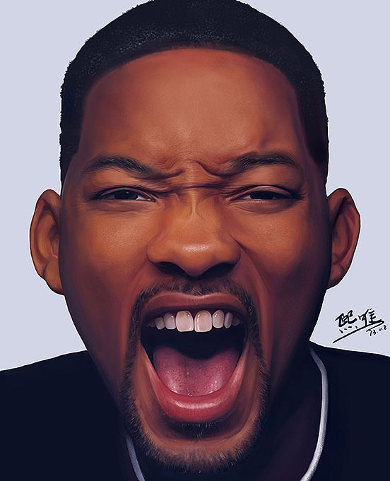 临摹练习~威尔史密斯