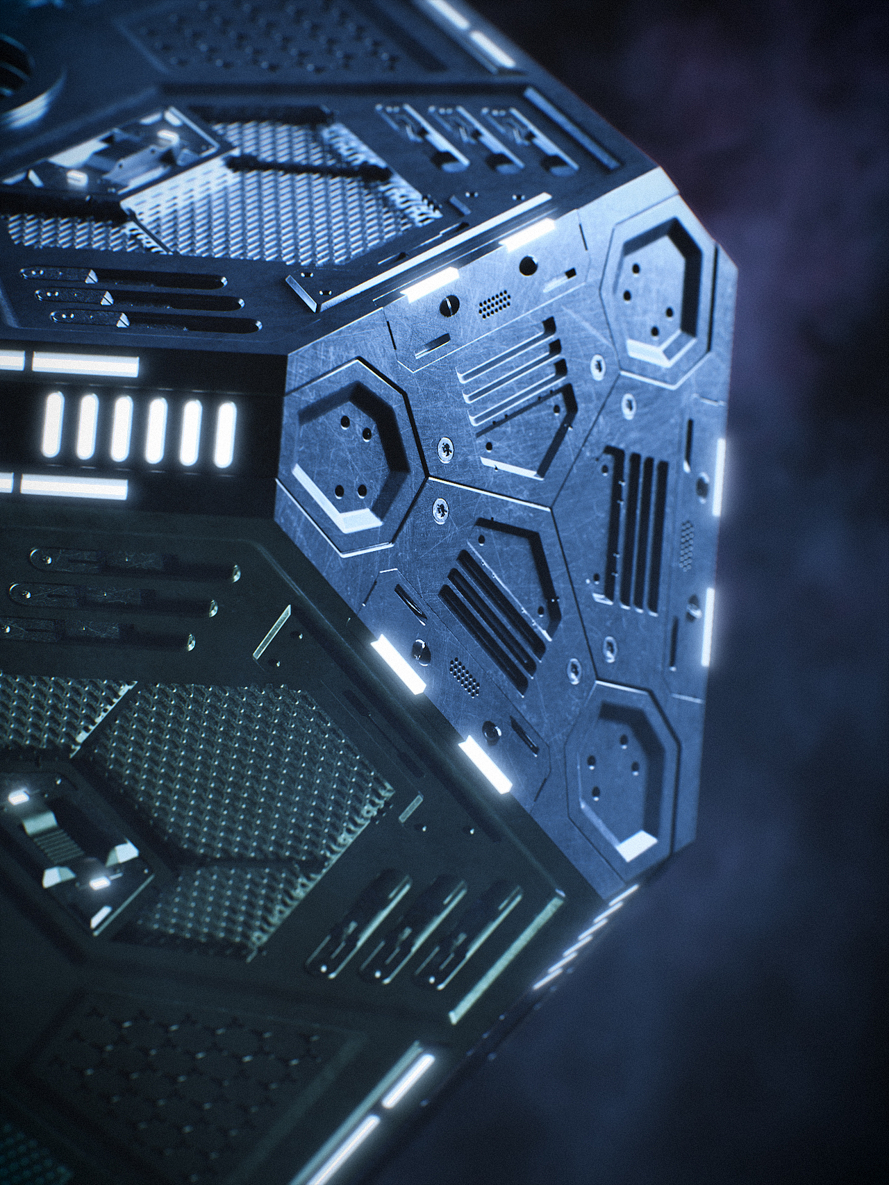 一些科技感机械设计练习