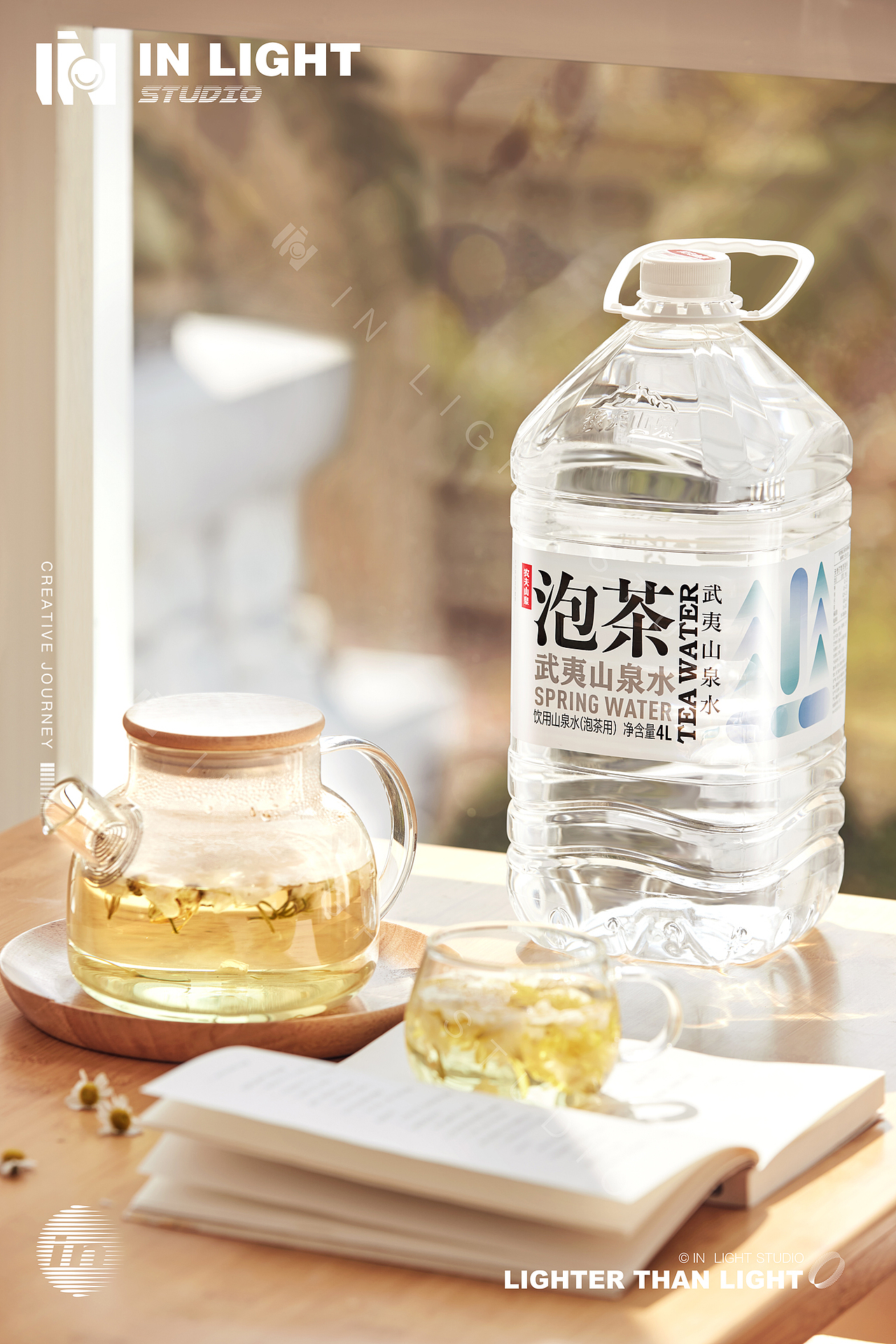 农夫山泉 ✖ INLIGHT l 泡茶水拍摄