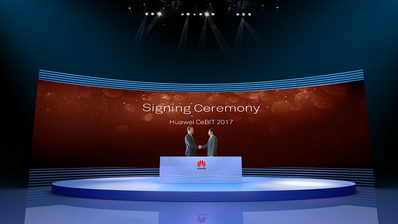 华为德国舞台，启动、发布、签约仪式（图ZMTQyMTI0MTE2） - 建筑/空间 - 站酷设计师M西安设计王老师原创素材 - 站酷ZCOOL