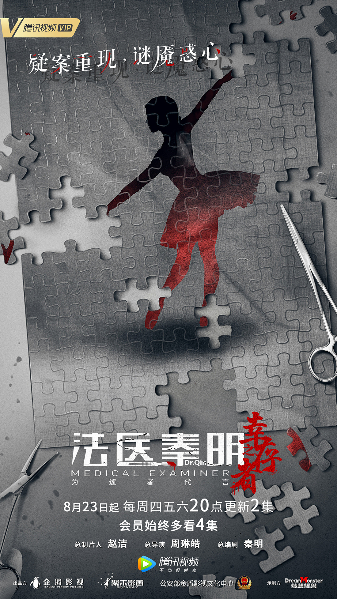 法医秦明之幸存者海报概念海报网剧海报