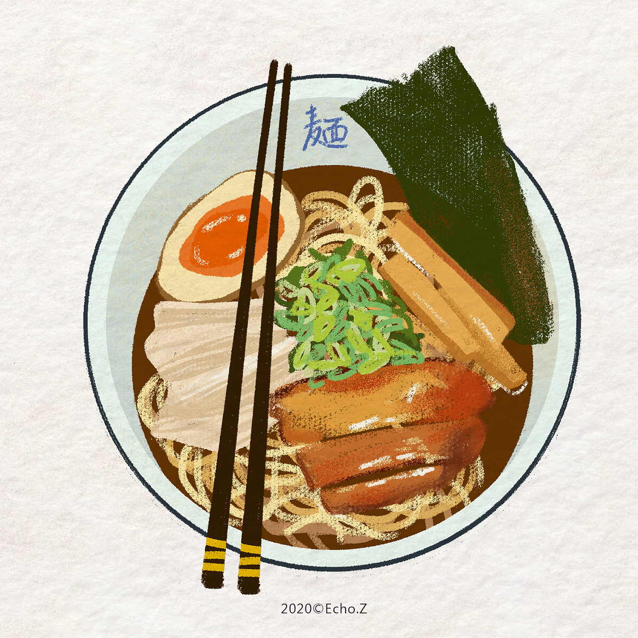 请你吃面|插画|创作习作|z36161867 - 原创作品 - 站酷 (zcool)