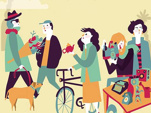 FLEA Market（个人主页-ZNTE1OTQyMzI=） - 海报 - 站酷设计师Zhg_Chen原创素材 - 站酷ZCOOL