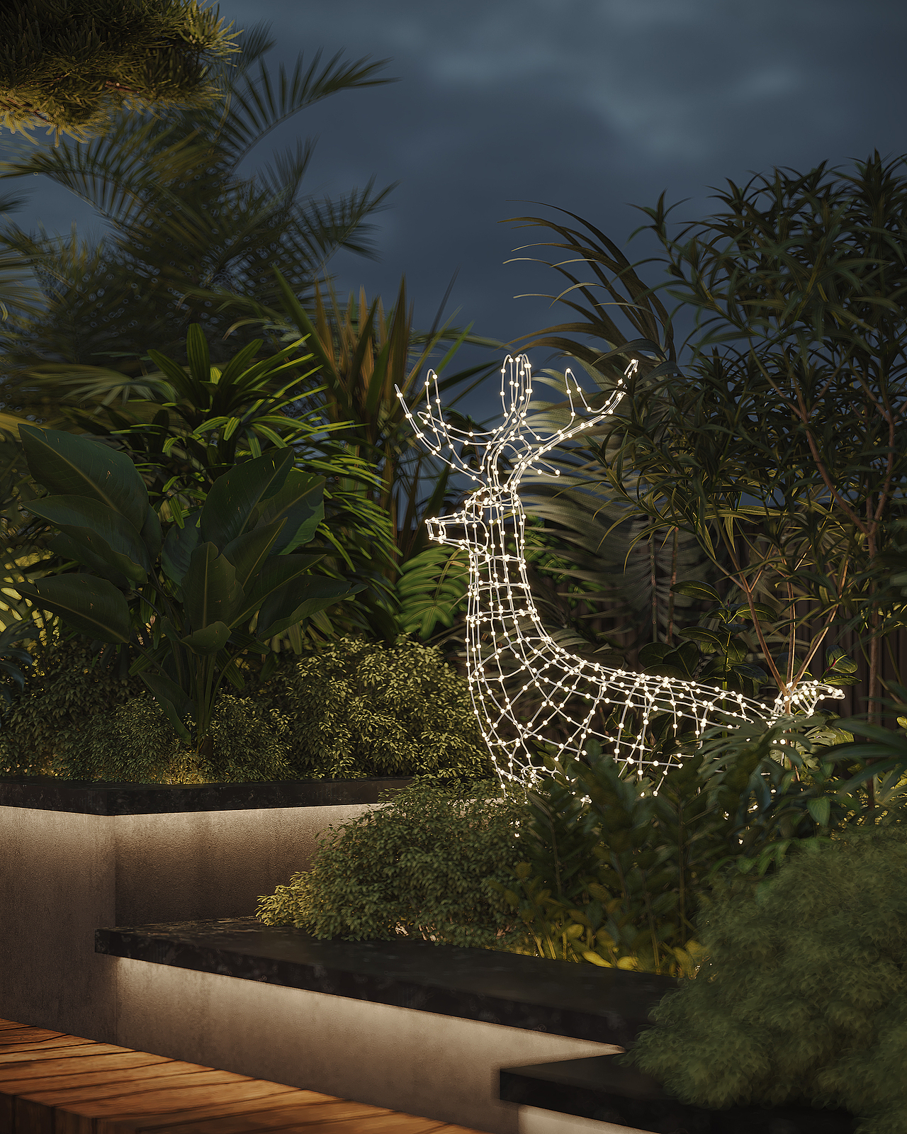 室外园林建筑表现