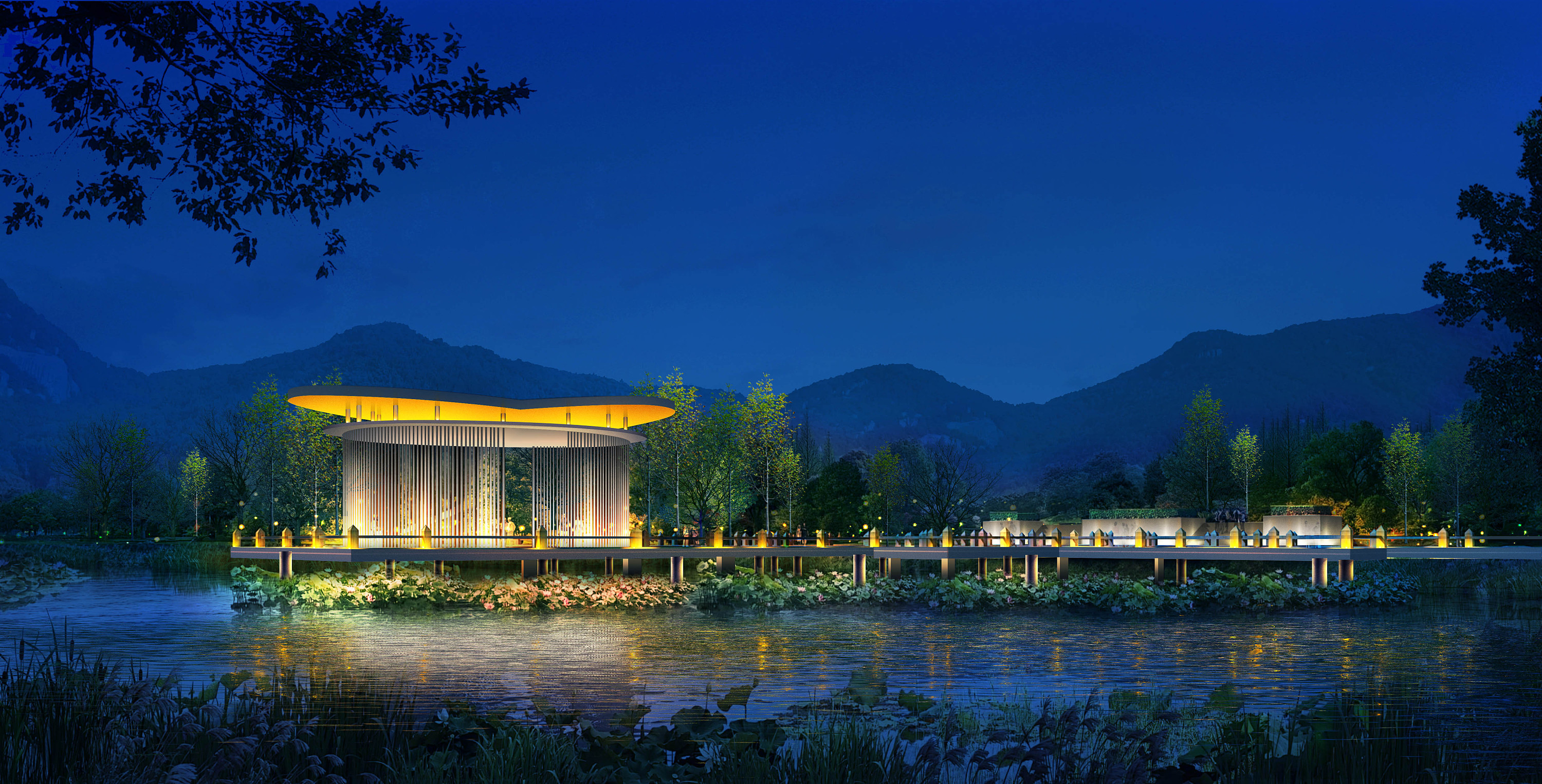 城市夜景照明|空间|景观设计|kyanite_w - 原创作品 - 站酷 (zcool)