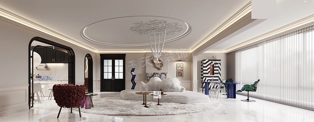 公园大道上宸装修,重庆大平层改造方案,天古段成钢（图ZMjg5MzIyNzg4） - 家装设计 - 站酷设计师cq天古装饰设计师原创素材 - 站酷ZCOOL