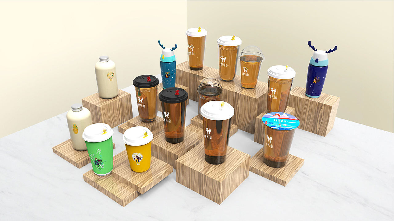 鹿野茶事 — 现代桃花源（图ZMTUzMjU5OTQ0） - 品牌 - 站酷设计师CCA创意事务所原创素材 - 站酷ZCOOL