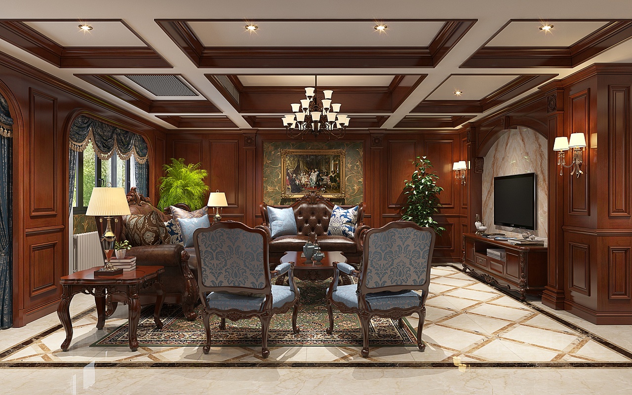 整体木作定制,全屋实木定制,橱柜&衣柜效果图 - 原创作品 - 站酷(zcoo