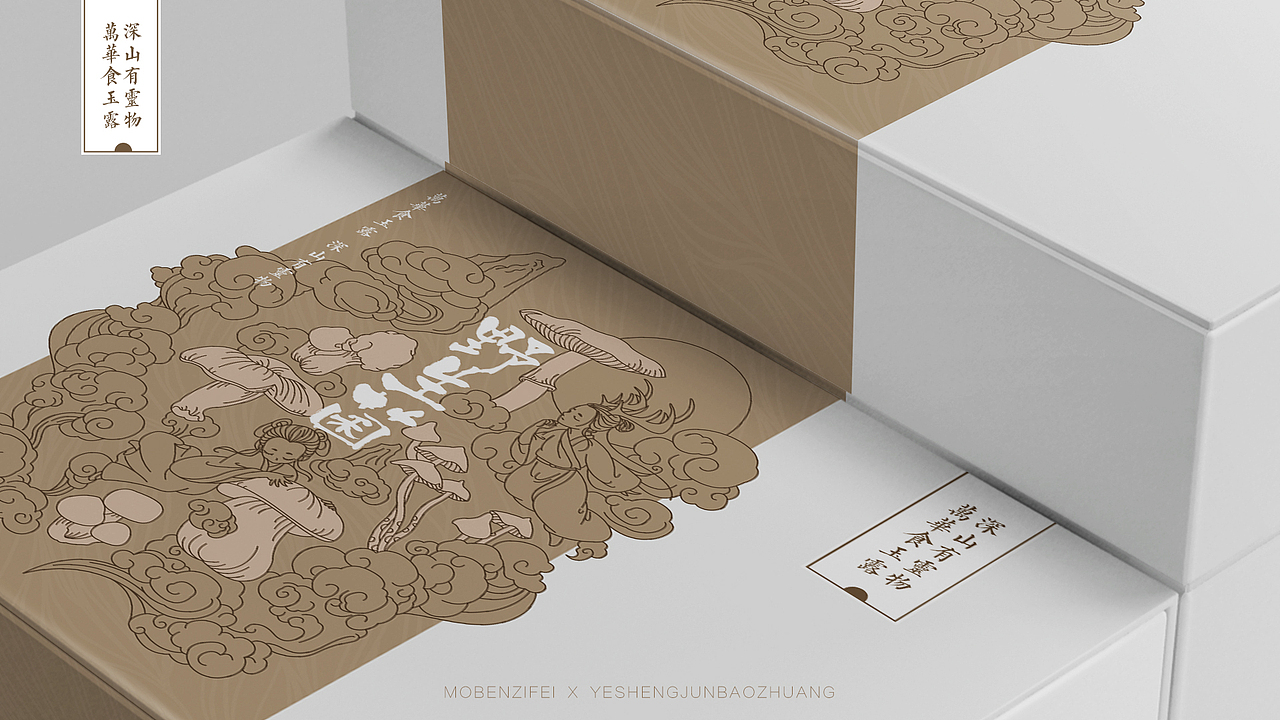 线描插画包装练习