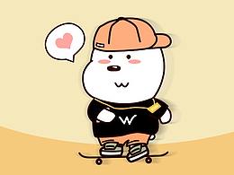 微信表情包：噠小熊上線啦