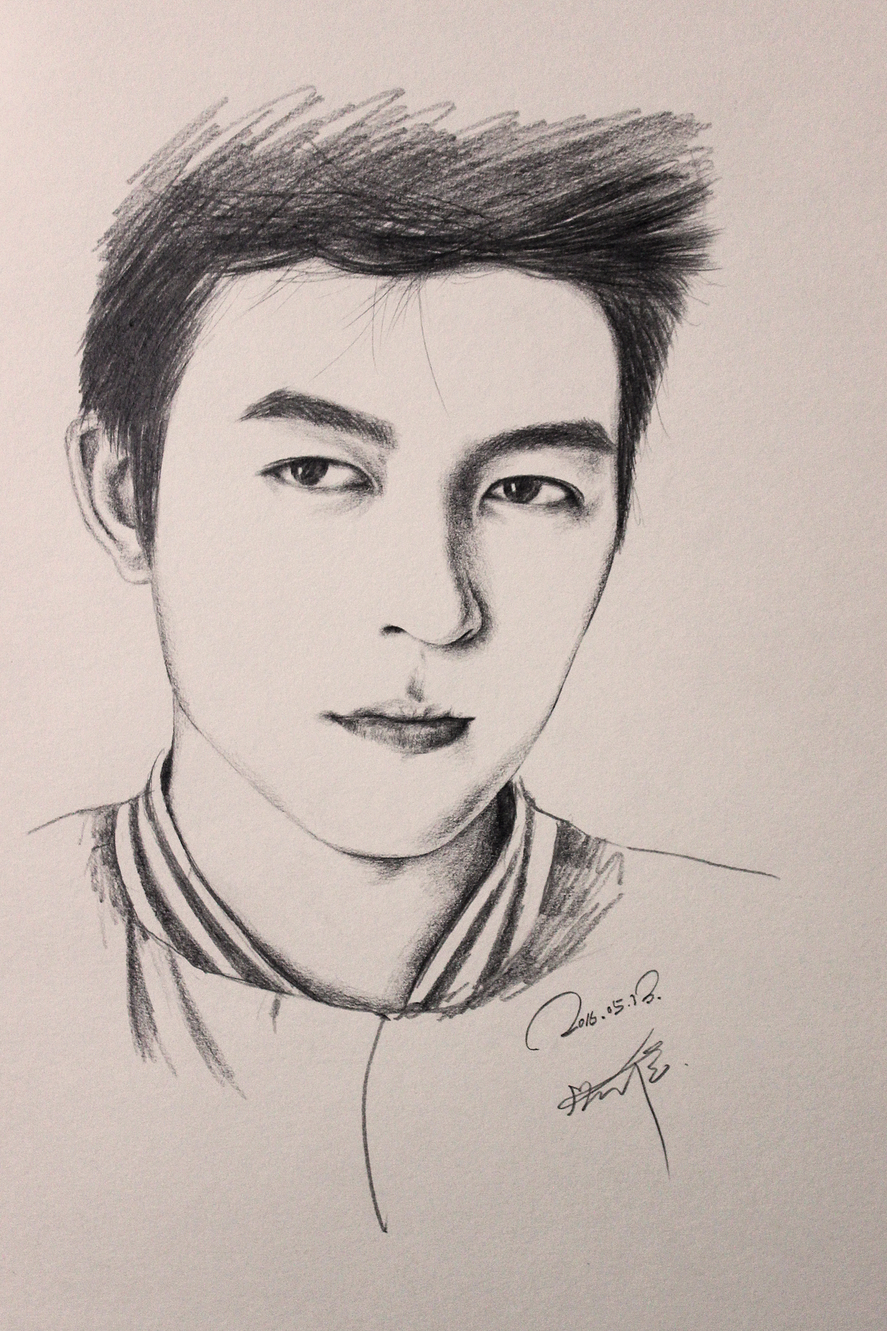 素描作品-明星①