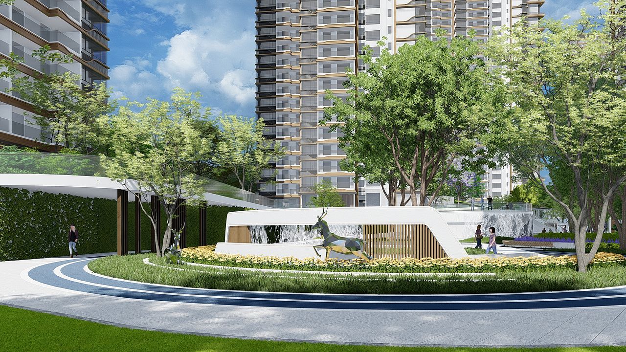 广州 · 住宅景观（图ZMjkxNjM3MTcy） - 景观设计 - 站酷设计师噜嚕噜噜鲁鲁修原创素材 - 站酷ZCOOL