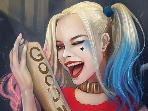 得瑟青年小丑女风格化同人模型526疯收的季节3d人物-小丑和小丑女3003