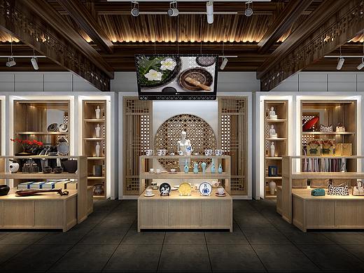 北京故宫博物馆北门西侧店面设计